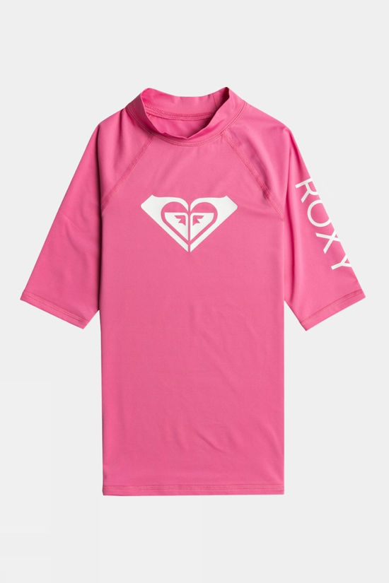 Girls Wholehearted Short Sleeve Rash Vest