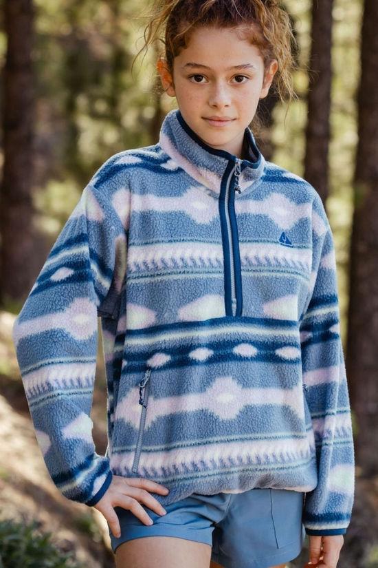 Kids Barrosa Printed Half Zip Fleece