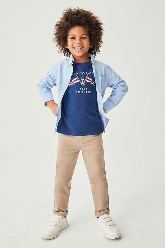 Kids Embroidered Logo T-Shirt