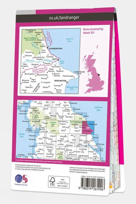 Landranger Map 101 Scarborough
