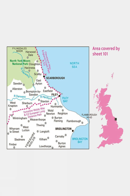 Landranger Map 101 Scarborough