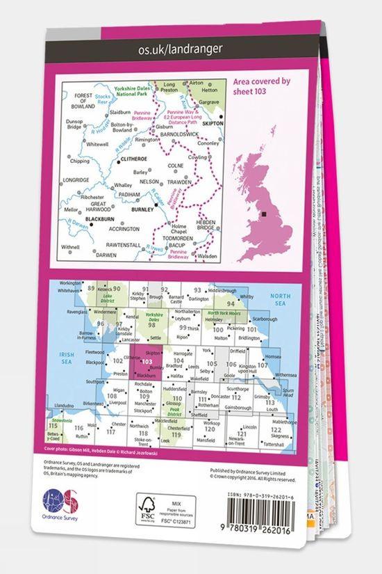Landranger Map 103 Blackburn And Burnley