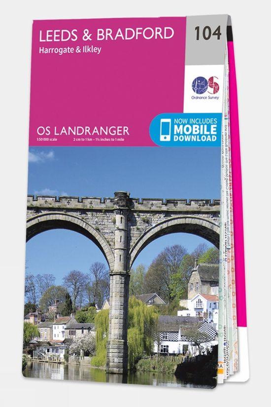Landranger Map 104 Leeds and Bradford