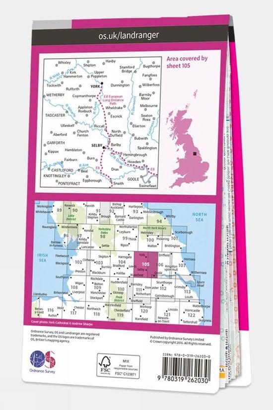 Landranger Map 105 York And Selby
