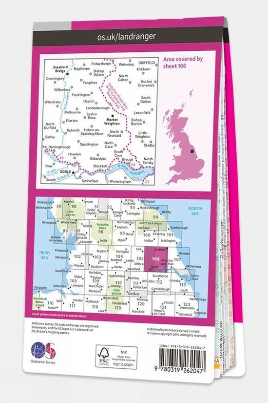 Landranger Map 106 Market Weighton