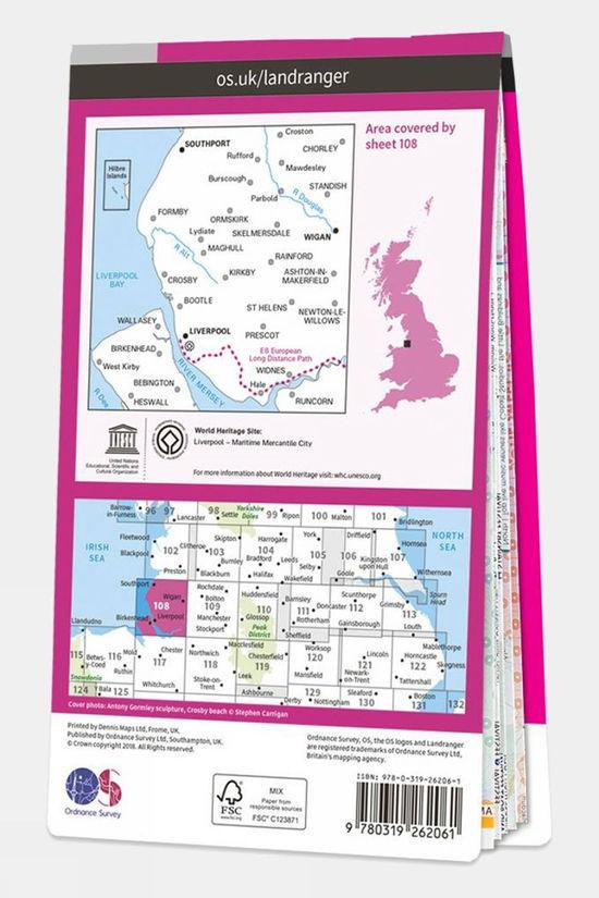 Landranger Map 108 Liverpool