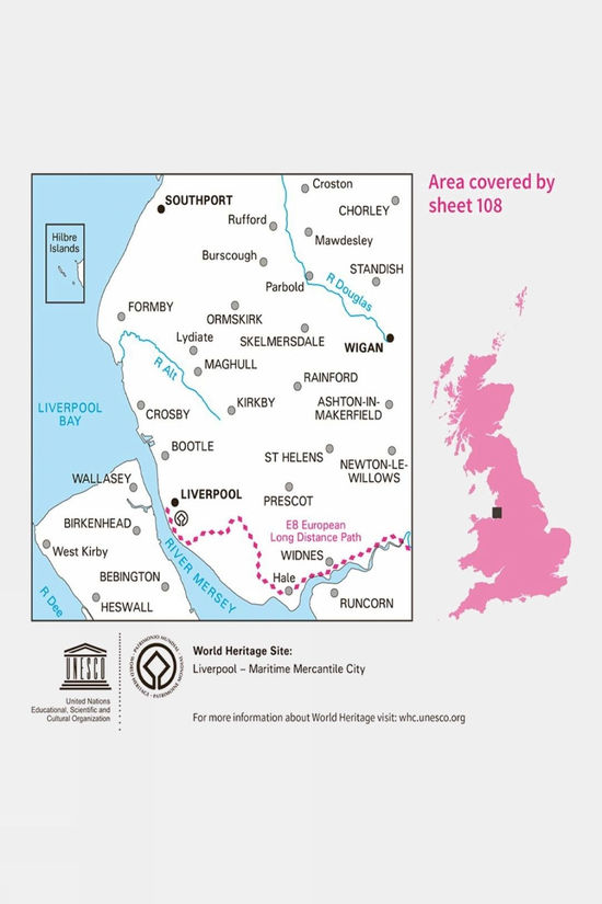 Landranger Map 108 Liverpool