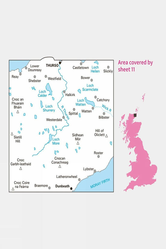 Landranger Map 11 Thurso And Dunbeath