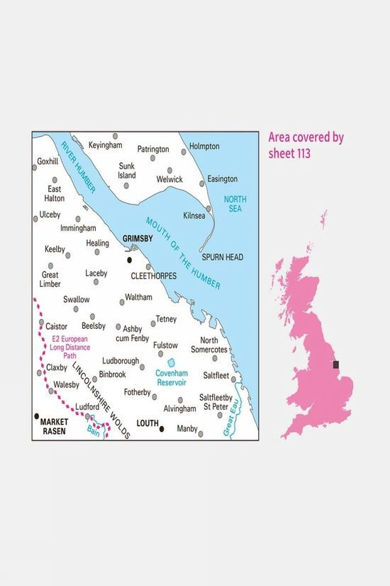 Landranger Map 113 Grimsby