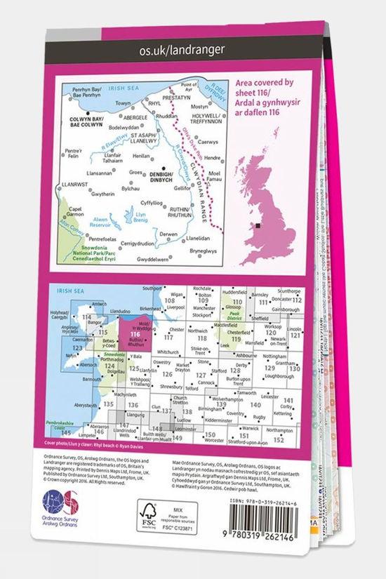 Landranger Map 116 Denbigh And Colwyn Bay