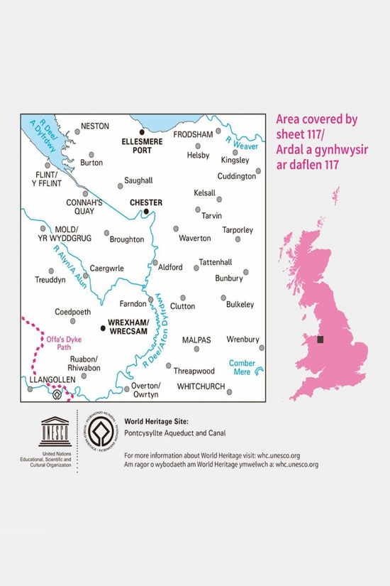 Landranger Map 117 Chester And Wrexham