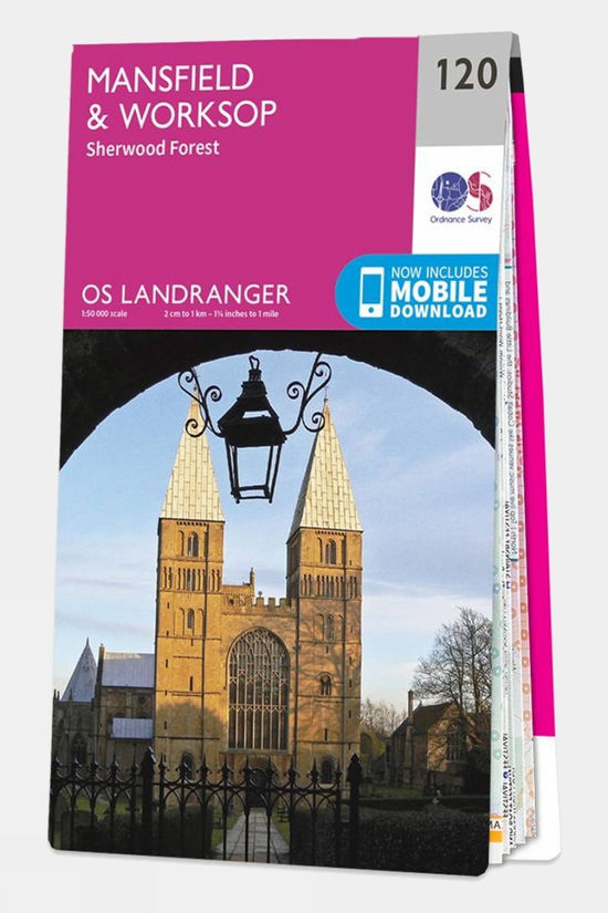Landranger Map 120 Mansfield and Worksop