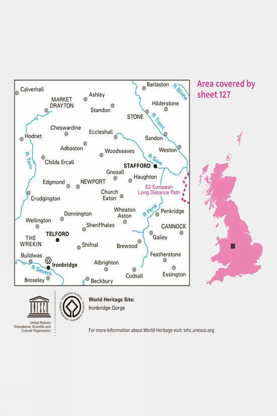 Landranger Map 127 Stafford And Telford