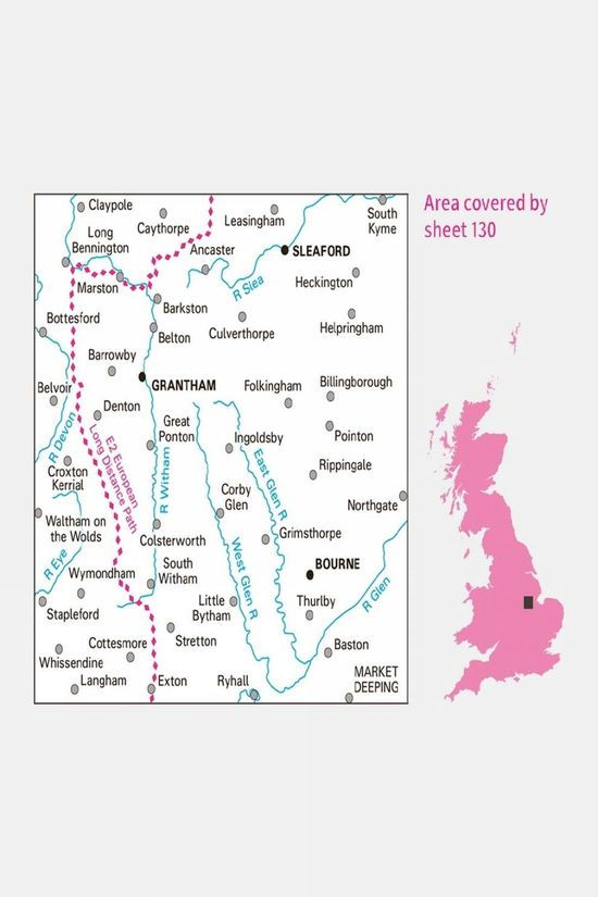 Landranger Map 130 Grantham