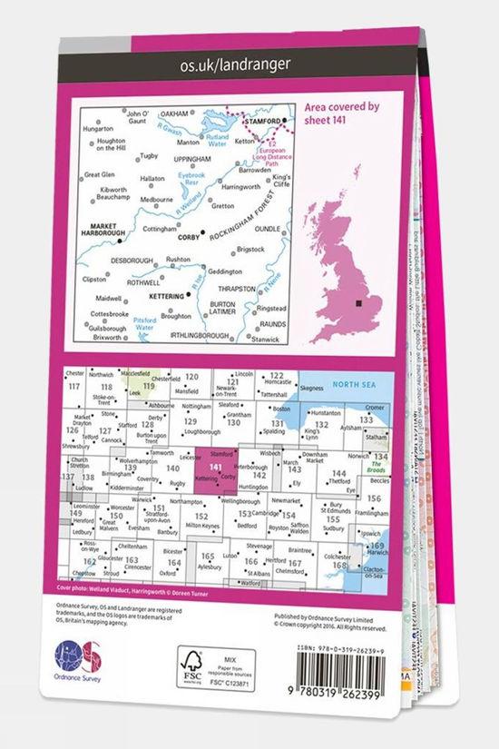 Landranger Map 141 Kettering And Corby
