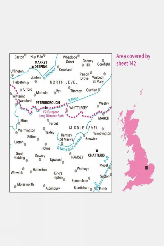 Landranger Map 142 Peterborough
