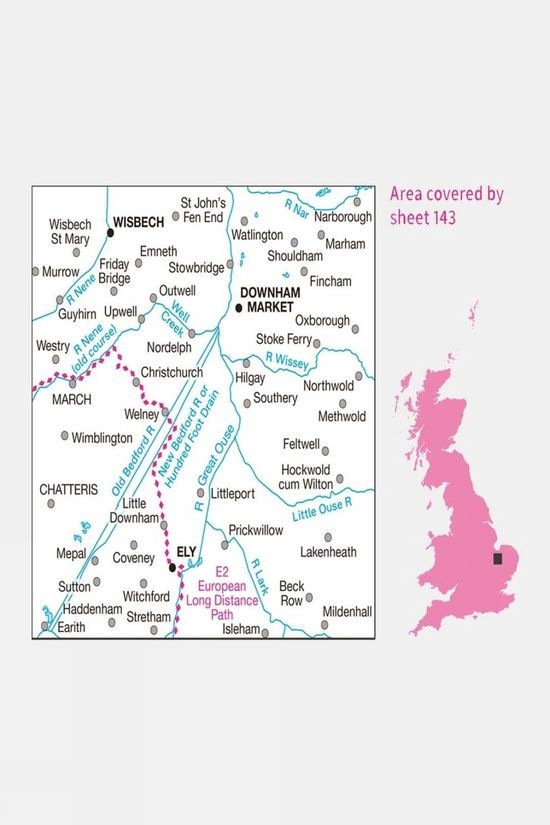 Landranger Map 143 Ely And Wisbech