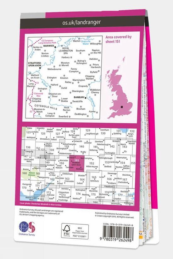 Landranger Map 151 Stratford-upon-Avon