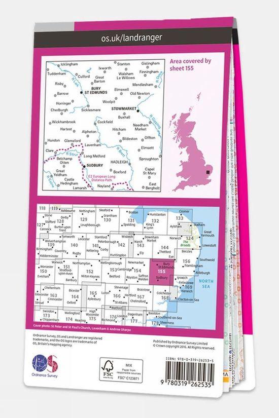 Landranger Map 155 Bury St Edmunds
