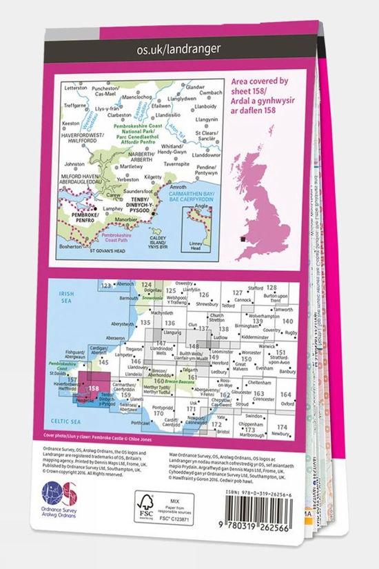 Landranger Map 158 Tenby And Pembroke
