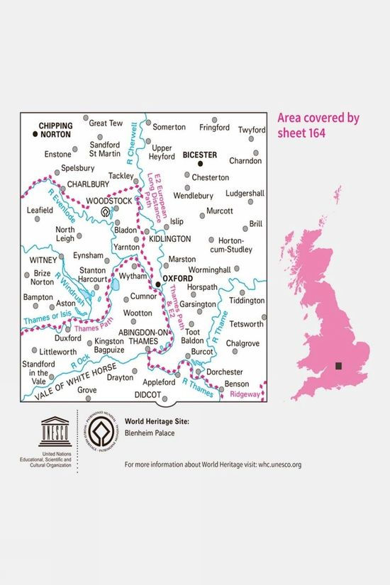 Landranger Map 164 Oxford