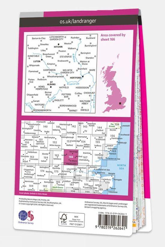 Landranger Map 166 Luton And Hertford