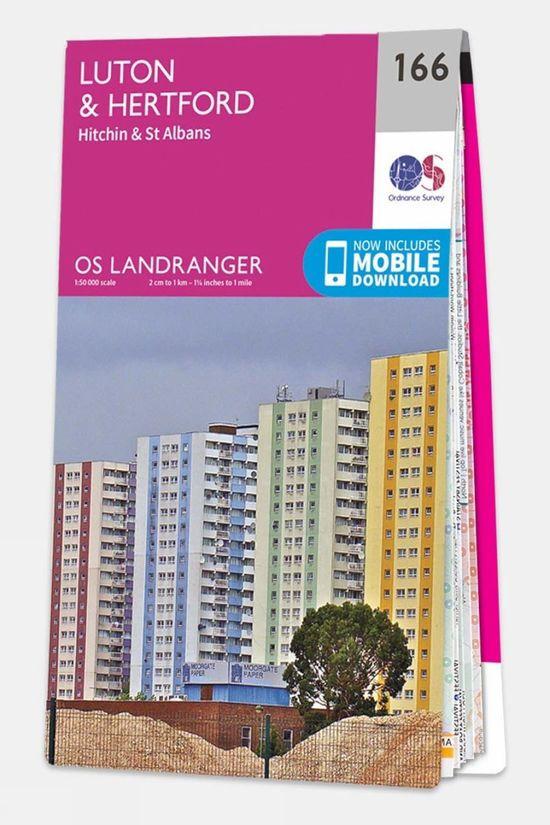 Landranger Map 166 Luton and Hertford