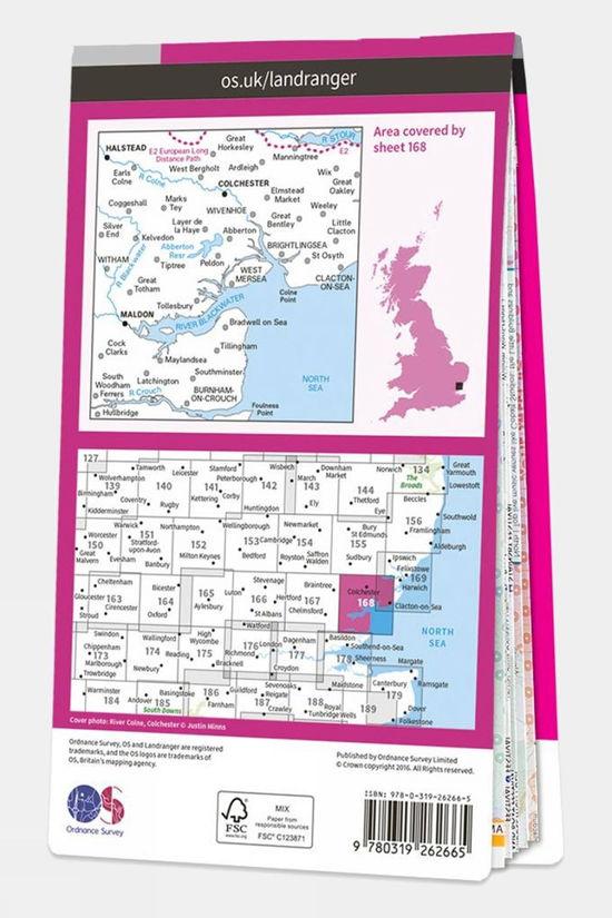 Landranger Map 168 Colchester