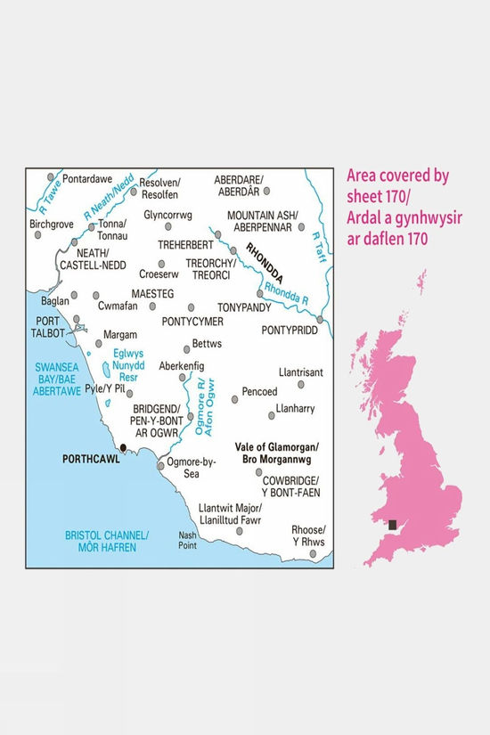 Landranger Map 170 Vale Of Glamorgan