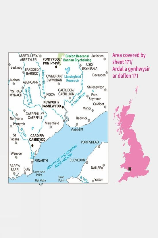 Landranger Map 171 Cardiff And Newport