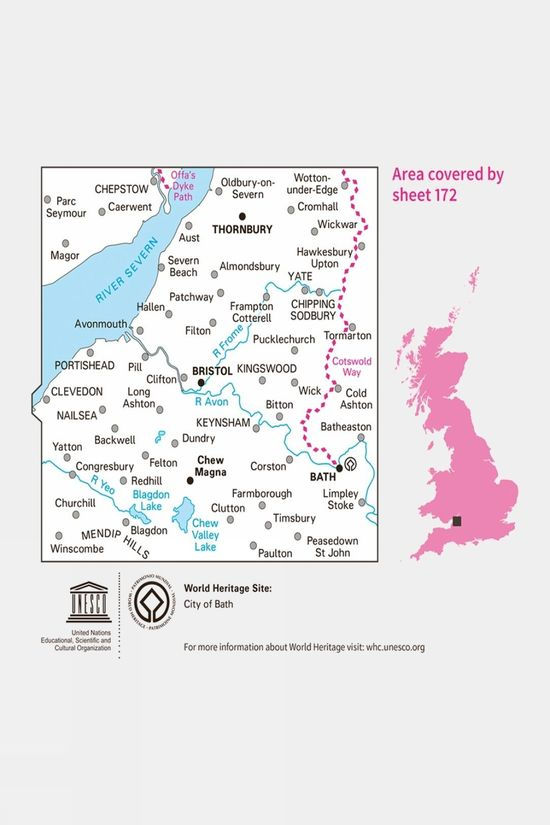 Landranger Map 172 Bristol And Bath