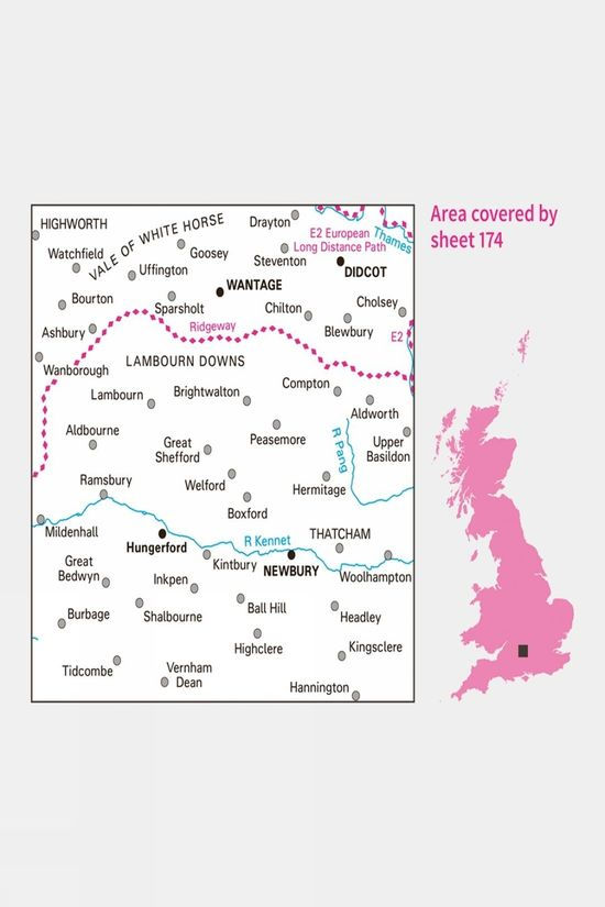 Landranger Map 174 Newbury And Wantage