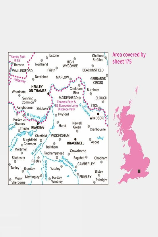 Landranger Map 175 Reading And Windsor