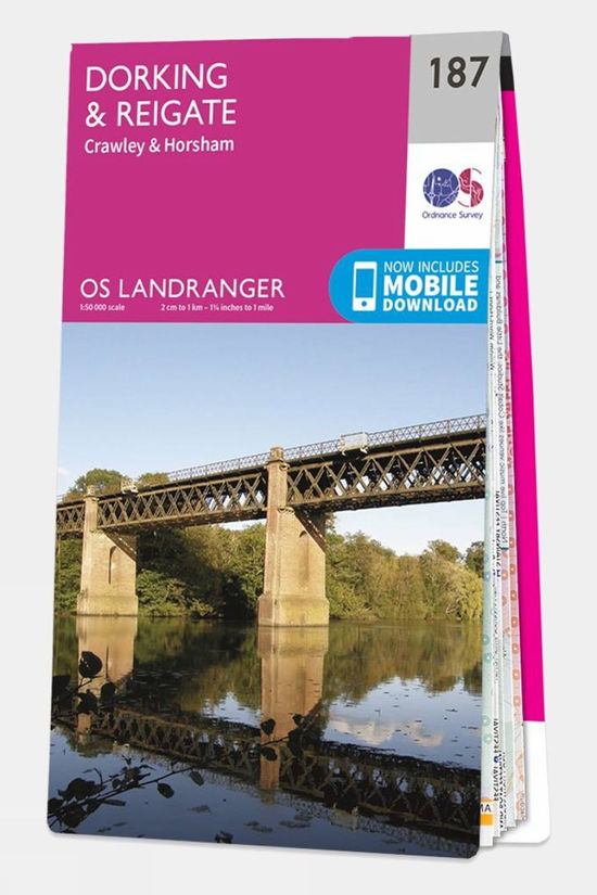 Landranger Map 187 Dorking and Reigate