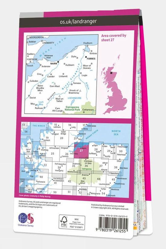 Landranger Map 27 Nairn And Forres