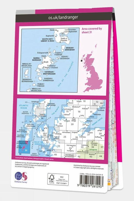 Landranger Map 31 Barra And South Uist