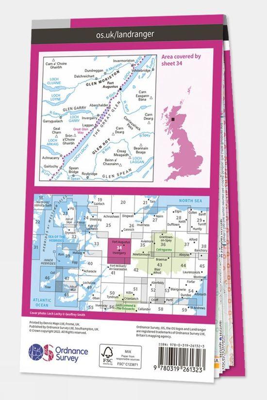 Landranger Map 34 Fort Augustus
