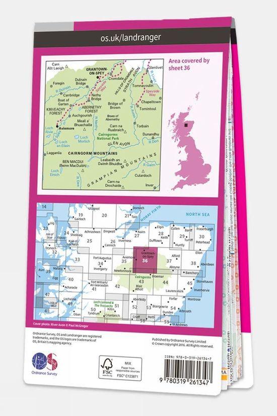 Landranger Map 36 Grantown And Aviemore