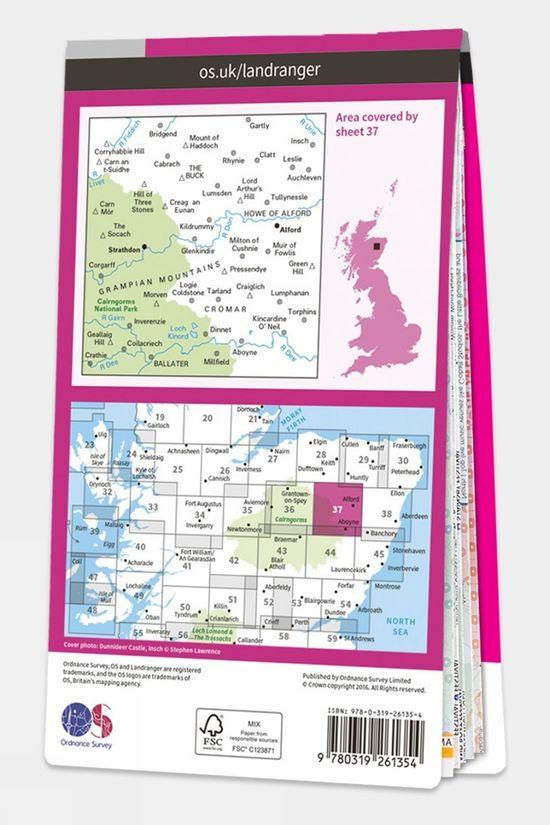 Landranger Map 37 Strathdon And Alford