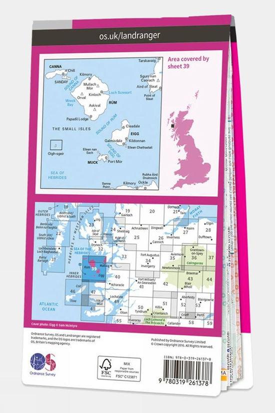 Landranger Map 39 Rum Eigg Muck And Canna