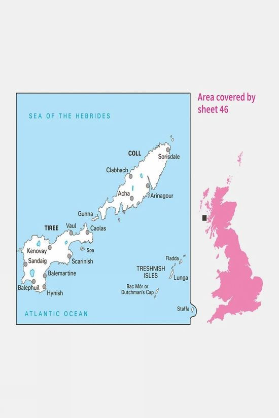 Landranger Map 46 Coll And Tiree