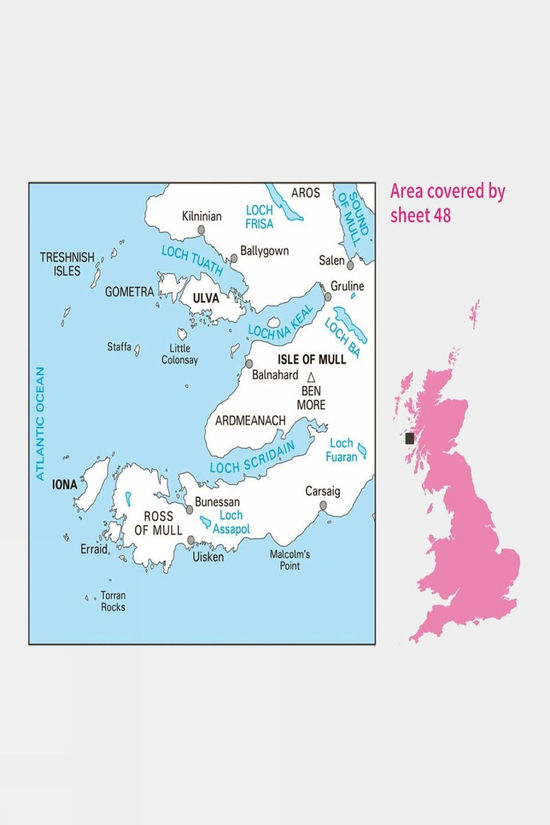 Landranger Map 48 Iona And West Mull