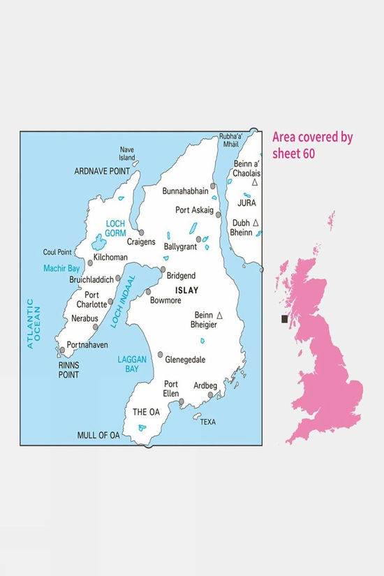 Landranger Map 60 Islay