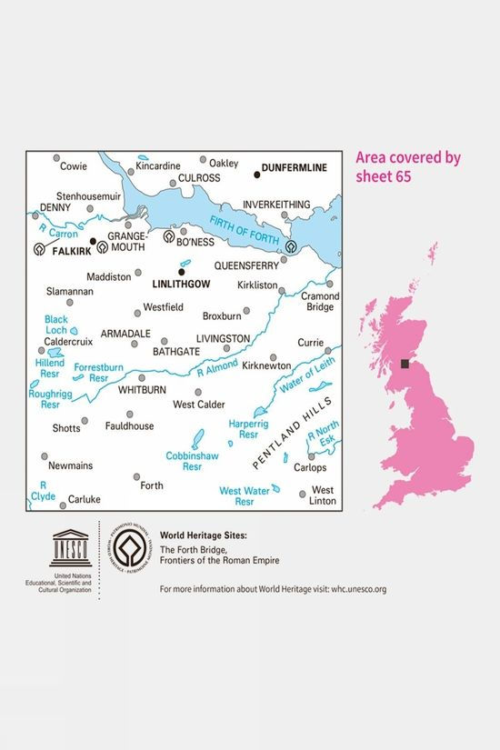 Landranger Map 65 Falkirk And Linlithgow
