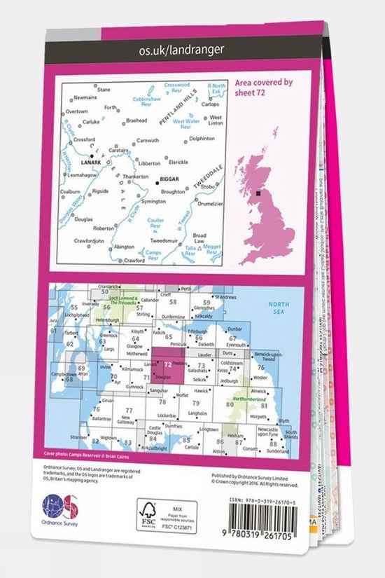 Landranger Map 72 Upper Clyde Valley