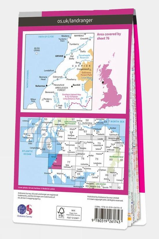 Landranger Map 76 Girvan