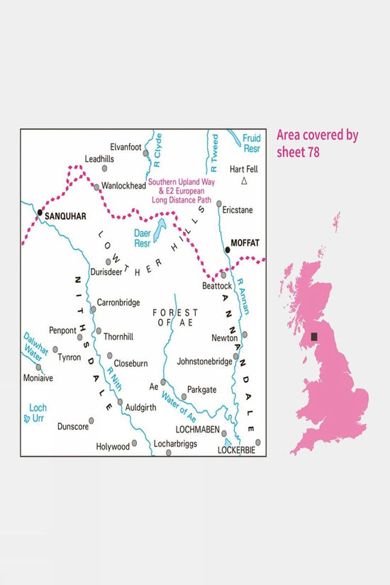 Landranger Map 78 Nithsdale And Annandale