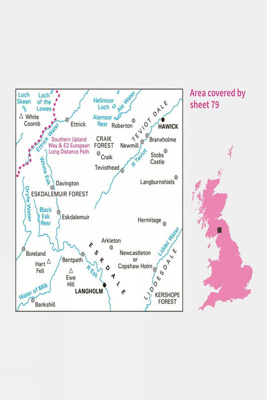 Landranger Map 79 Hawick And Eskdale