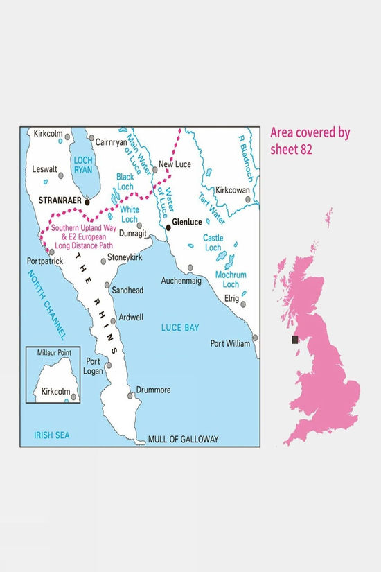 Landranger Map 82 Stranraer And Glenluce