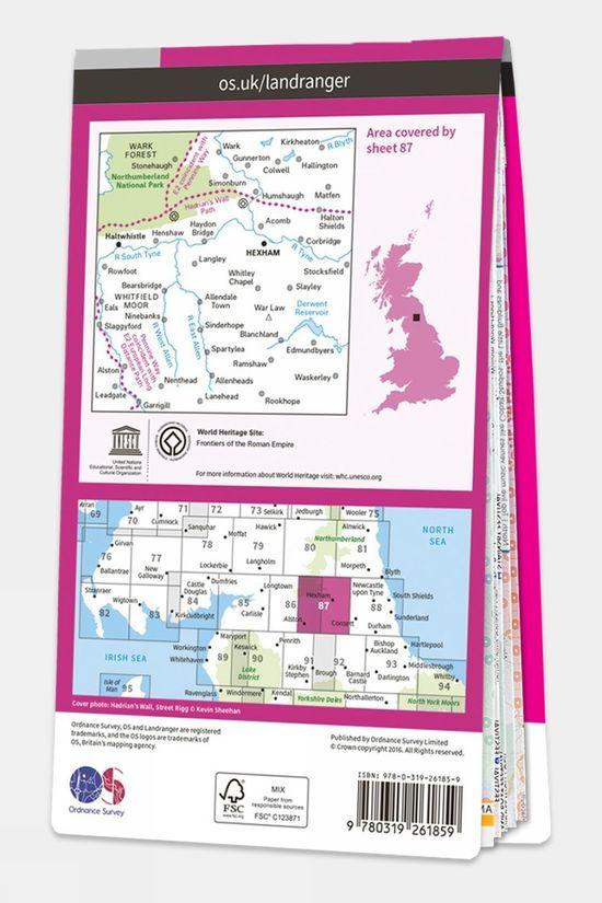Landranger Map 87 Hexham And Haltwhistle